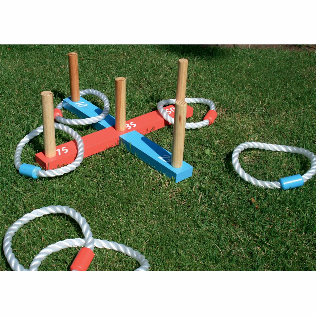 Wooden Quoit Set Amazon.co.uk Garden & Outdoors