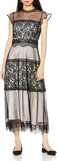 ジル バイ ジルスチュアート カジュアルドレス レディース ブラック S パーティードレス 通販 Amazon