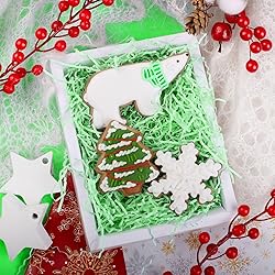 Zankubom 1/2LB Light Green Crinkle Cut Paper Shred