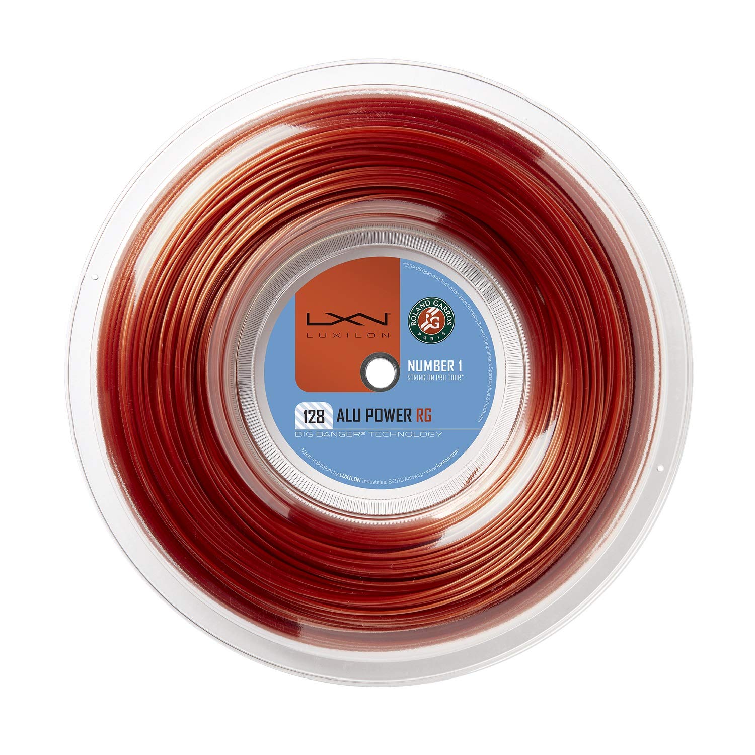 Wilson Unisex-Adult ALU Power Roland Garros 200 m Reel Racket strings, Bronze, Coil