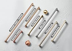 Goo-Ki Brushed Brass Zinc Alloy Cabinet Pull,Modern