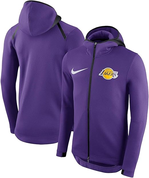 lakers warm up hoodie nike