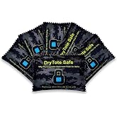 DryTote Gun Safe Dehumidifier, Rechargeable Silica Gel Desiccant Packs (5 x 100g), Color Indicating Moisture Absorber for Gun Safes, Ammo Cans, Cabinets &amp; Valuables, Reusable, No Power Needed