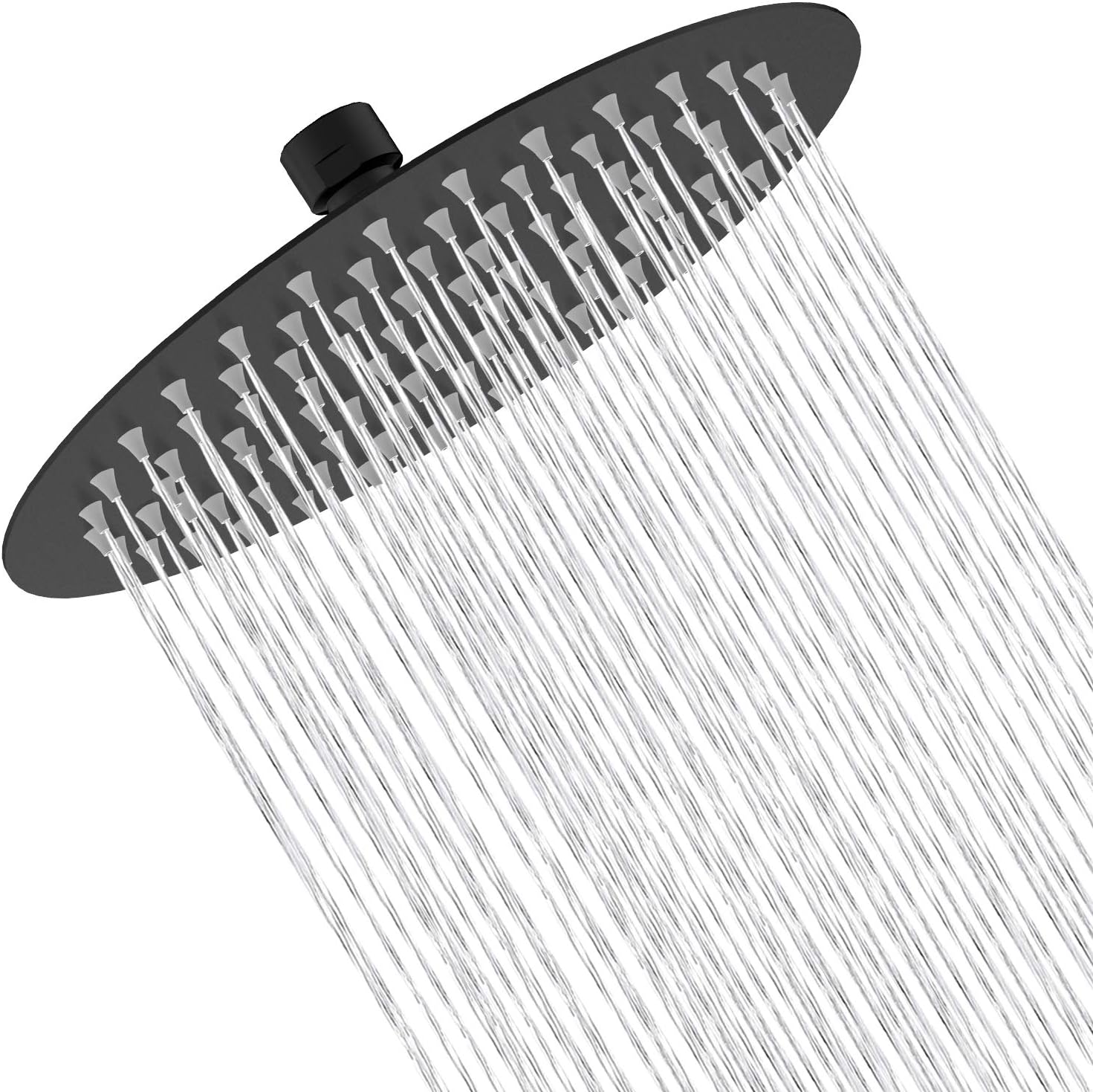Rain Shower Head High Pressure,WOOPHEN 6 Inch 304 Stainless Steel Rainfall Showerhead, Resist Spot Fingerprint