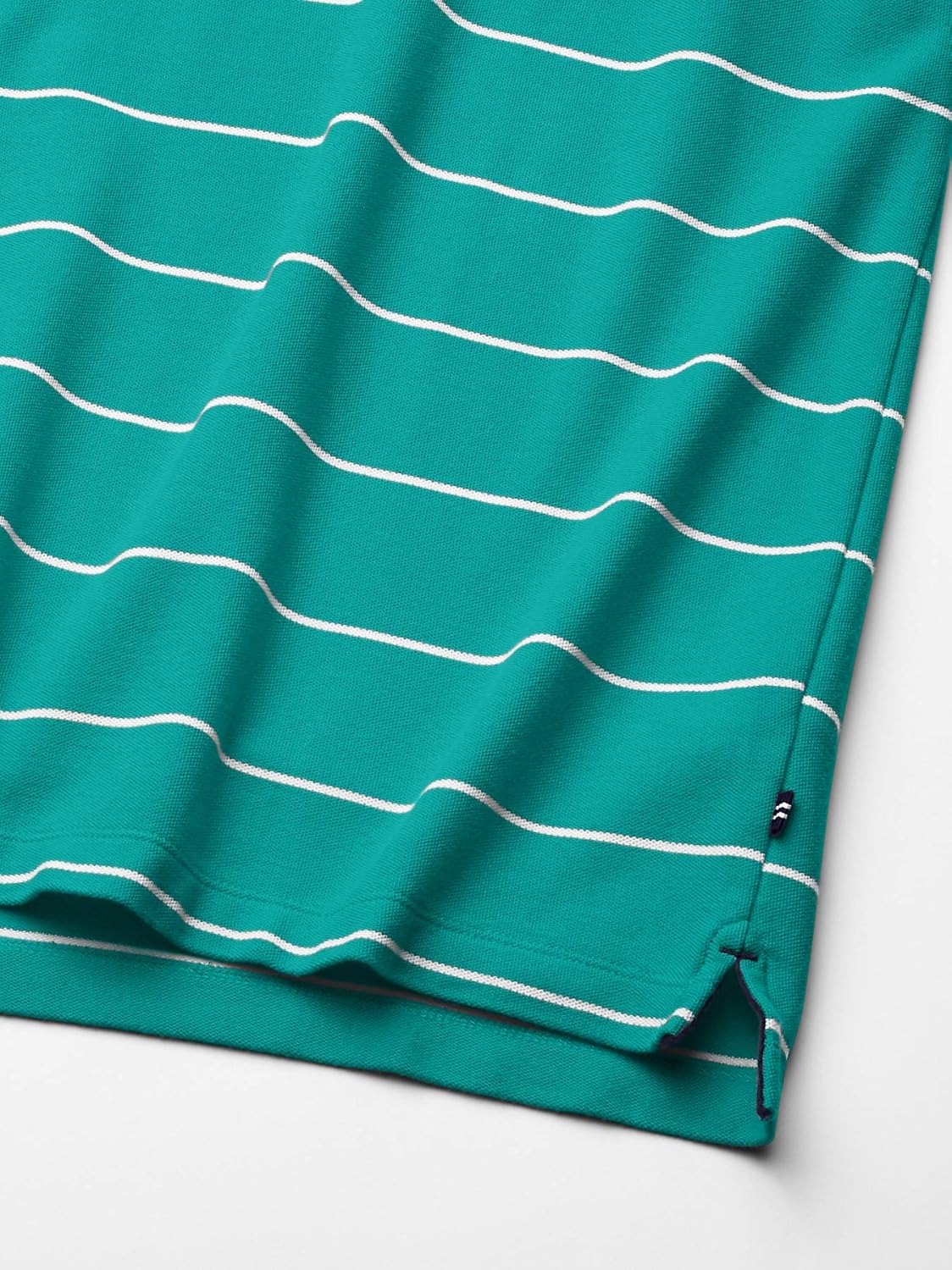 Nautica Men's Stripe Deck Anchor Polo at  Men’s Clothing store
