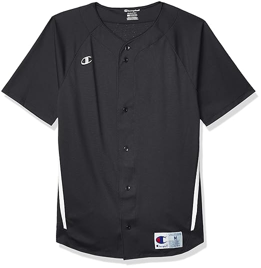 champion baseball jersey black