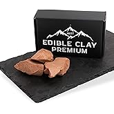 HITT Edible Red Clay, Earthy Flavor Crunchy Dirt Chunks for Eating,7oz/200g | Premium Edible Clay Dirt for Eating PICA Cravings and ASMR Food Content Creators, Handpicked, Ready to Eat PICA Snack