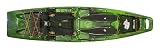 Perception Kayaks Outlaw 11.5 - Sit on Top Fishing Kayak - Fold Away Lawn Chair Seat - 4 Rod Holders - Integrated Tackle Trays - 11.5 ft - Moss Camo