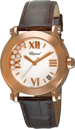 Chopard Women's 277471-5001 Happy Sport White Diamond Dial Watch