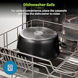 Tower Cerasure 24cm Casserole Dish Non-Stick Induction Suitable Graphite view 7