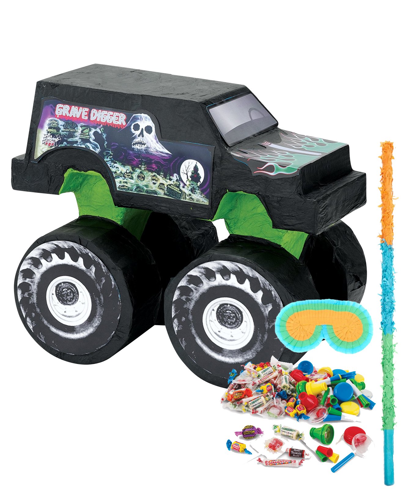 BirthdayExpress Monster Jam Party Supplies Pinata Kit WP Ultimate