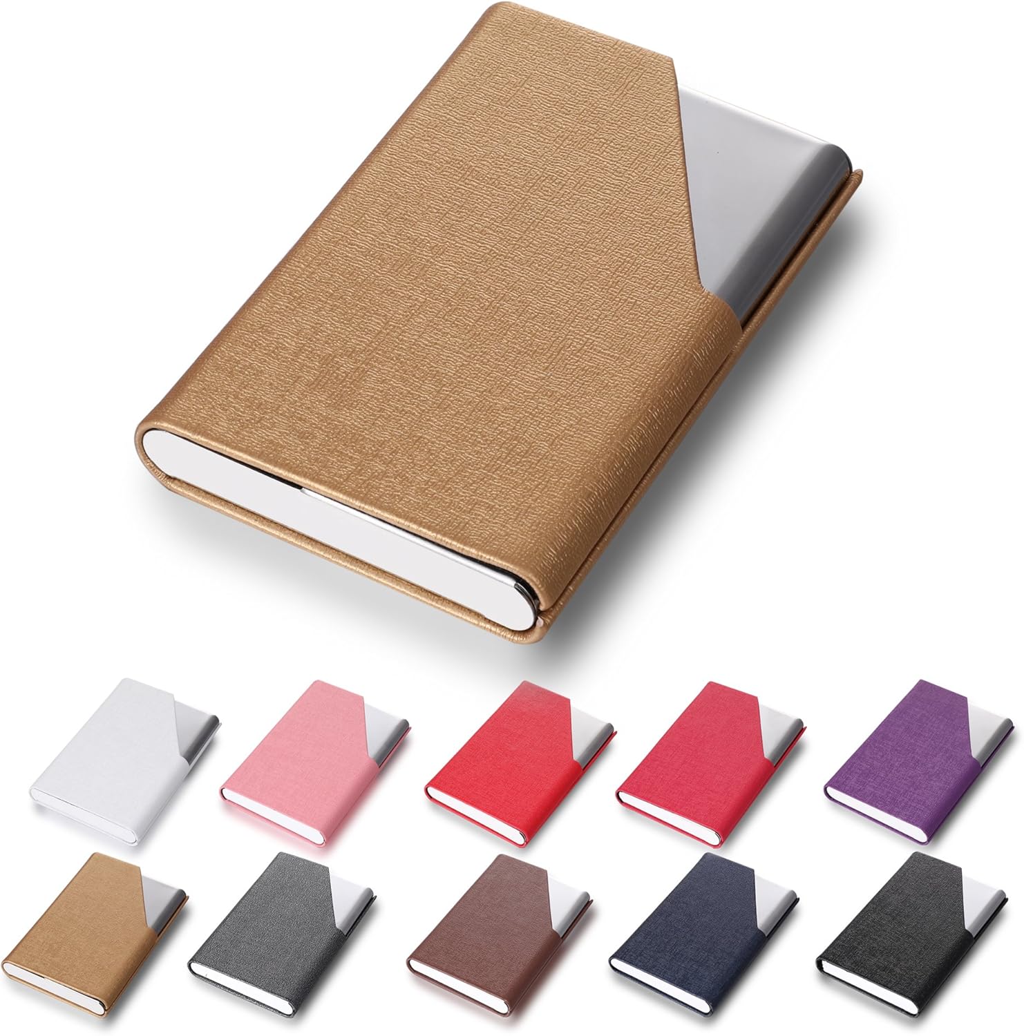 Blue Efaithtek Professional Business Card Holder Business Name Card