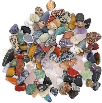 The Bead Shop Polished Tumblestone Gemstones 100g Mix 5–10mm Extra Small