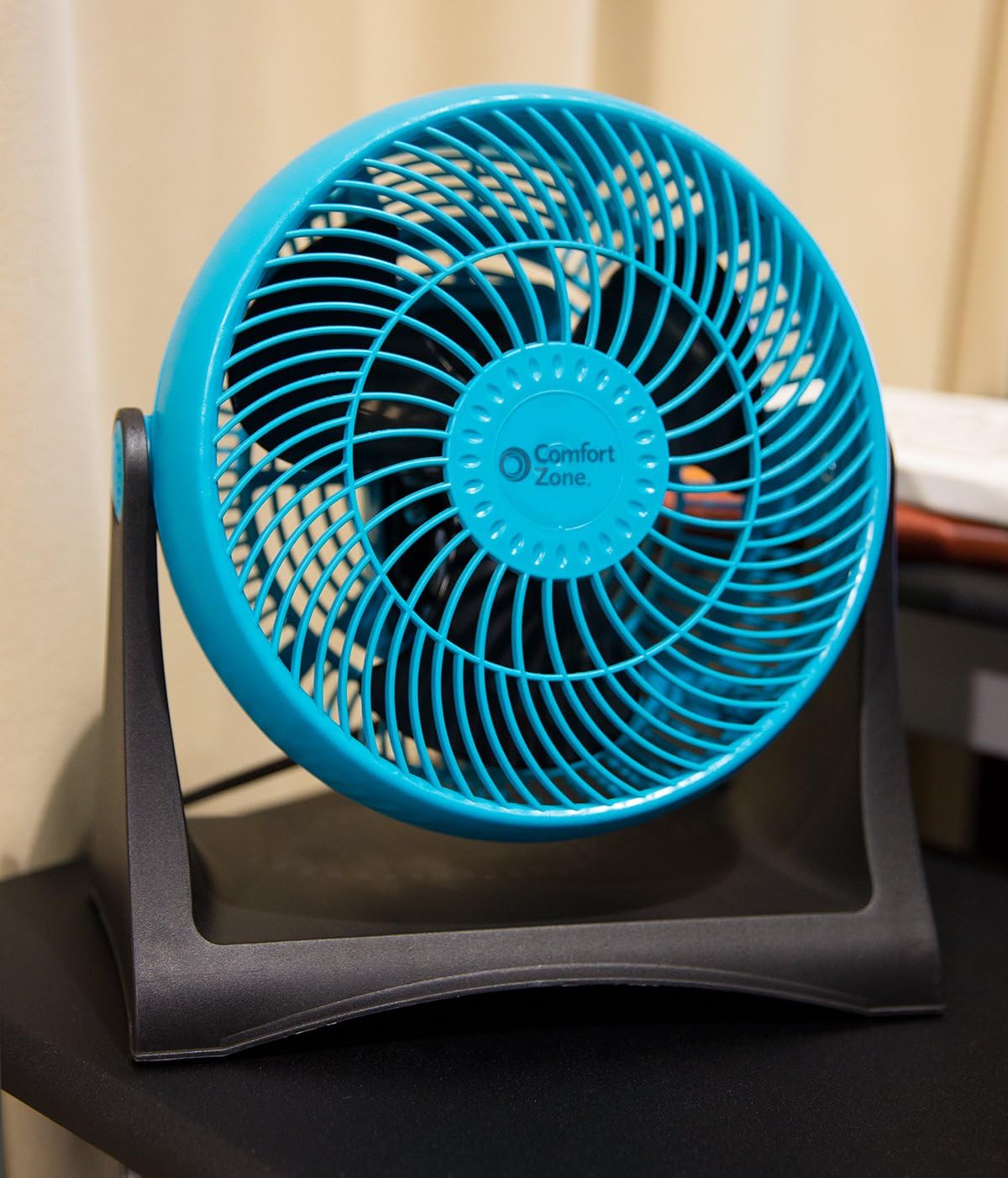 CCC Comfort Zone 8 Inch Turbo Fan | 3 Speed, Black: Home & Kitchen