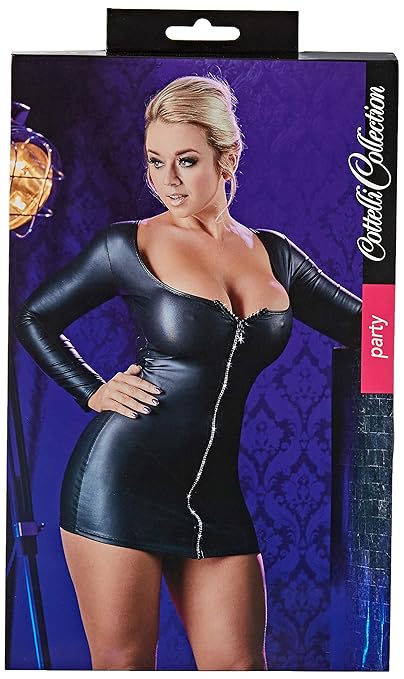 Cottelli Collection Damen 27158721051 Body, Schwarz (Nero 001), 64 (Herstellergröße: X-Large)