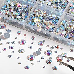 6736pcs Hotfix Rhinestones Flatback,AB Crystal
