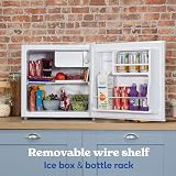 Russell Hobbs Table Top Larder Mini Fridge 43L Reversible Door White view 4