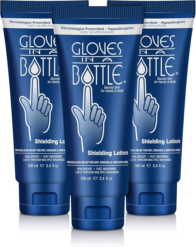 Gloves In A Bottle Shielding Lotion Great for Dry Itchy Skin! Non