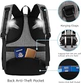 MATEIN Travel Laptop Backpack 15.6 Inch USB Charge Anti Theft Water Resistant view 5