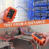Preciva Network Cable Tester Ethernet RJ45 RJ11 Cat5/Cat6 Test Tool USB/Battery view 4