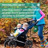 Reliance Medical HSE 1 Person First Aid Kit Green Pouch Home Car Holiday view 3