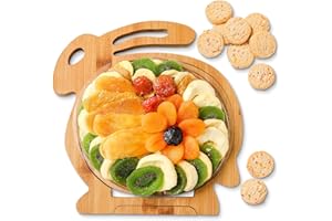 Easter Gift Basket | Healthy Assorted Dried Fruit and Nut Natural Snack Gift Tray |Easter Egg Food Tray- Office, Men, Woman, 