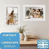 Clay Roberts A4 White Photo Frame – Wall Mount, Portrait or Landscape view 3