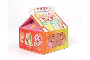 1985 Games Mystery Dice, DND Dice Set of 7 Polyhedral Dice, Wide Range of Patterns (Milk Mystery Dice, Pack of 1)