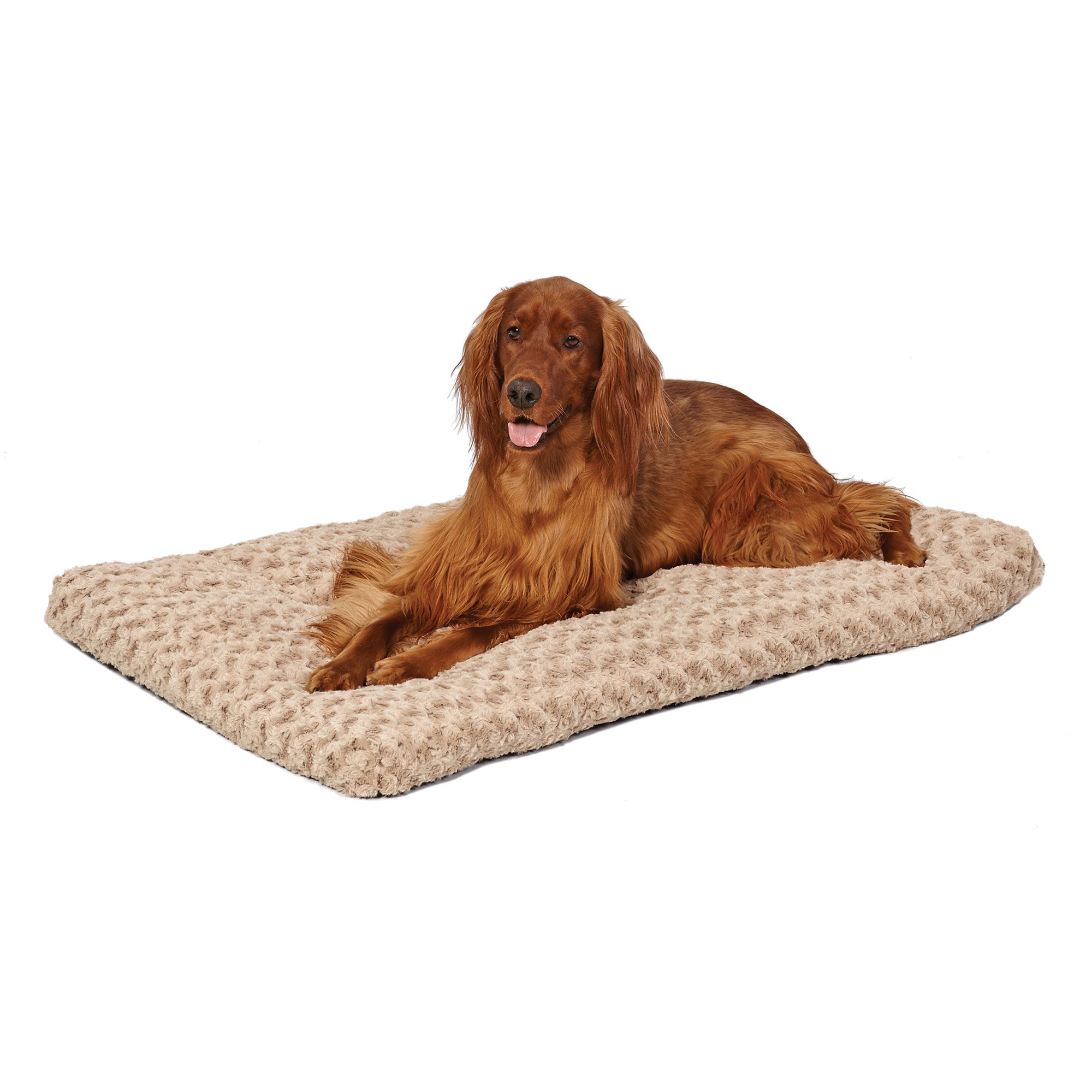 MidWest Quiet Time Pet Bed Deluxe Tan Ombre Swirl 40" x 27"