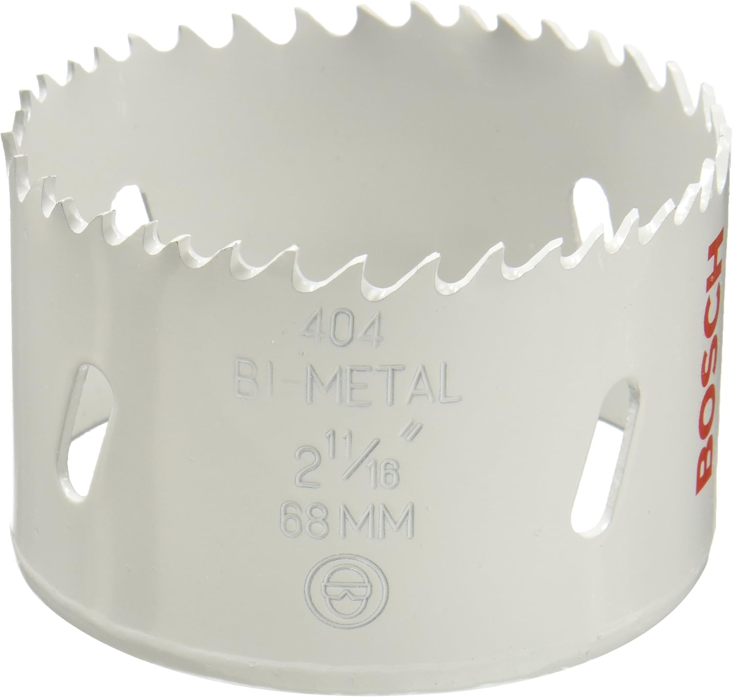 Bosch 2608580396 HSS Bi-Metal Hole Saw for Standard Adaptor 14 mm 9/16 inches, Gray, 68 mm - Image 3