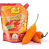 Sibarita Aji Amarillo Pepper Sauce - Peruvian Yellow Chili Paste Peppers - Non Spicy - 250 Grams - 8.82 Oz