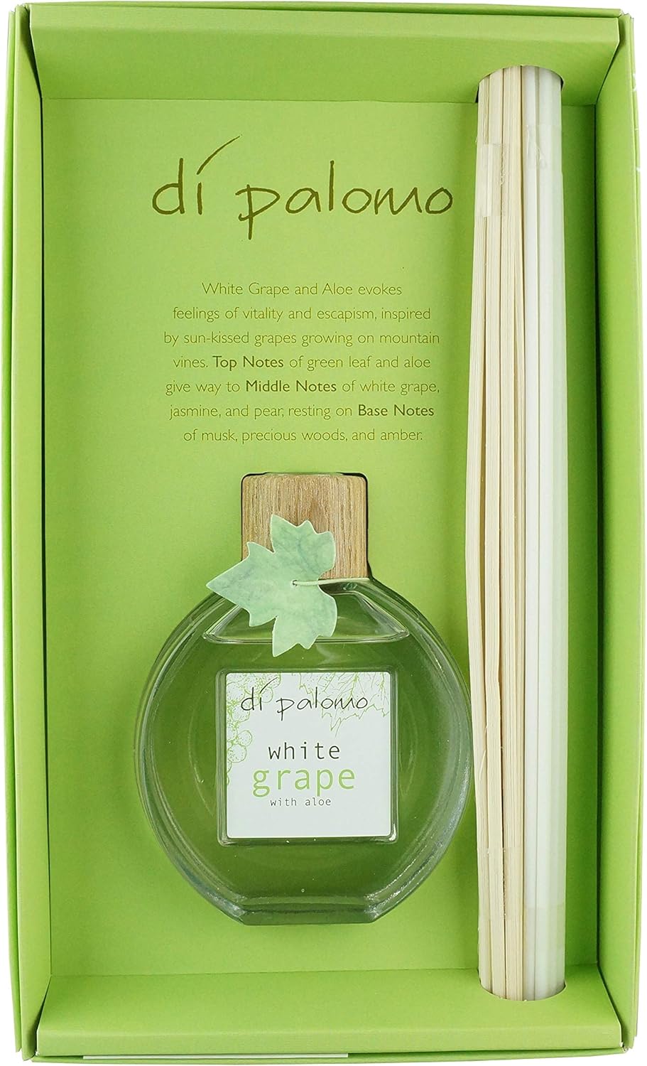Di Palomo Vegan White Grape & Aloe Fragrance Reed Diffuser - Image 4