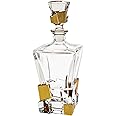 Barski Crystal Whiskey Decanter With Ice Cube Design Zambia