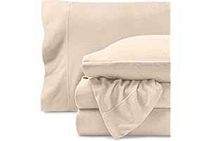 Bare Home Super Soft Fleece Sheet Set - Queen Size - Extra Plush Polar Fleece, No-Pilling Bed Sheets - All Season Cozy Warmth (Queen, Sand)