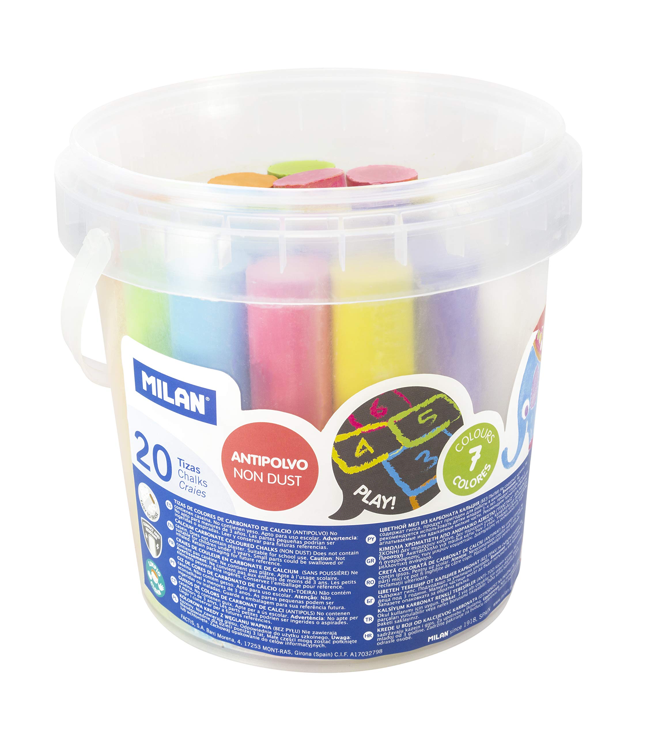 Milan 247120 - Pack of 20 Chalks