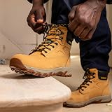 Stanley Tradesman Leather Steel Toe Safety Boot Honey UK9 EU43 view 2