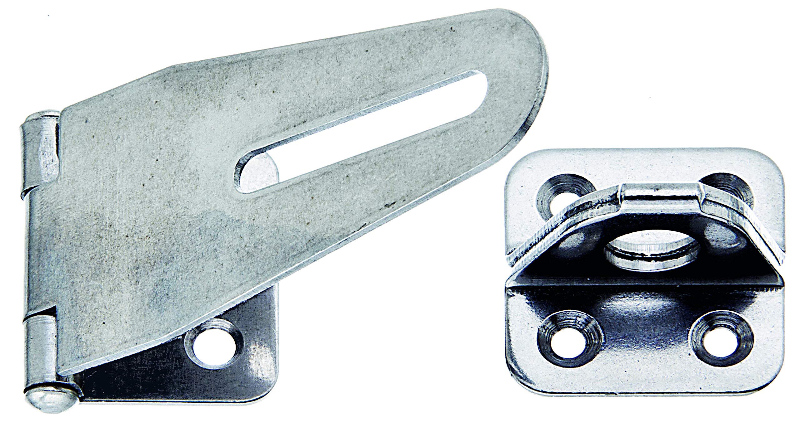 Gah-Alberts 361426 Security Hasp Galvanised Stainless Steel Rustproof 80 x 37 mm Plate Length 30 mm Thickness 1.5 mm