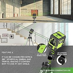 Laser-Level-with-Tripod, 1200mah lithium