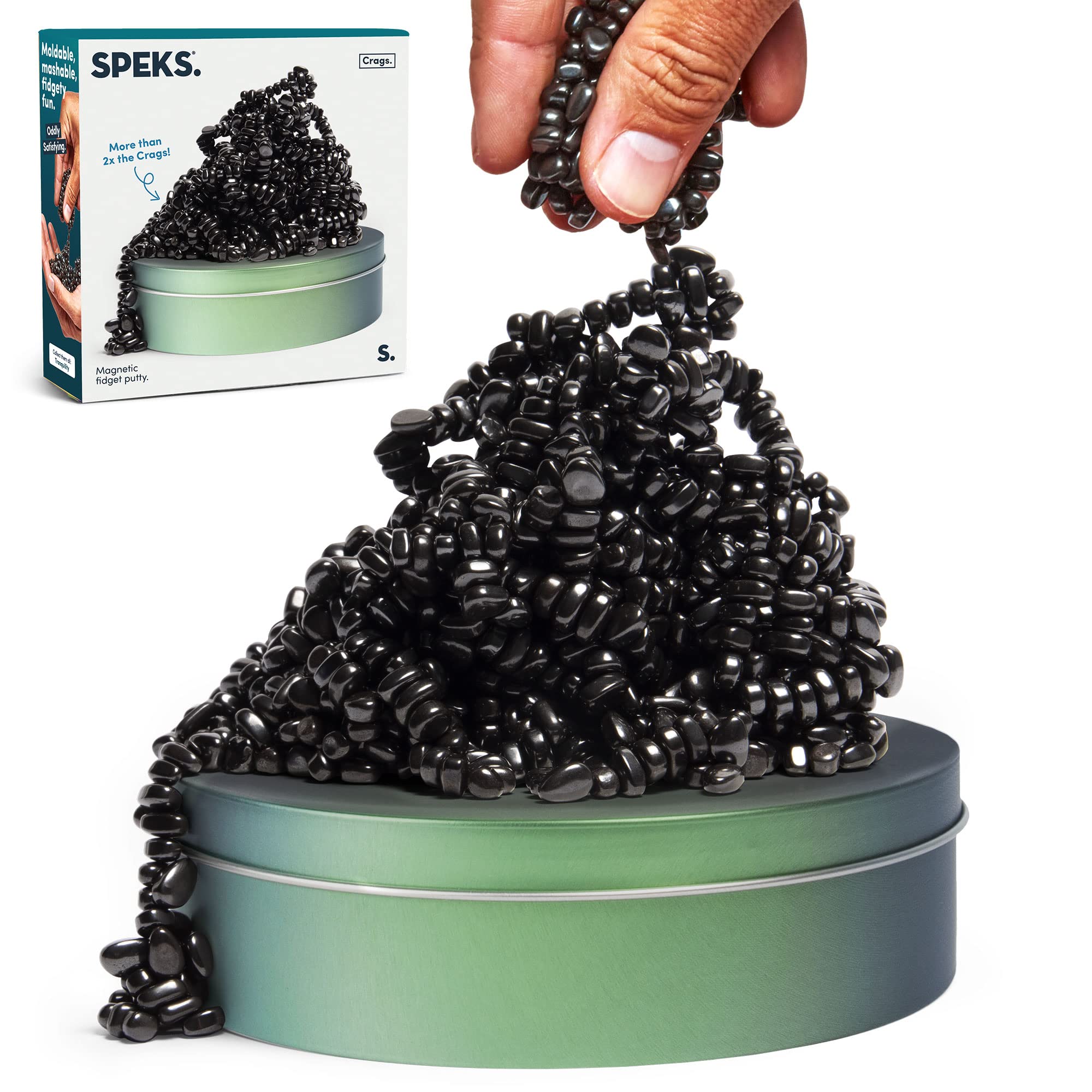 Plastic Toy Rocks Mua Speks Original Crags Ferrite Putty | 1000+ Ferrite Stones in a Tin ...