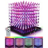 iCubeSmart 3D Led Cube Kit DIY Electronics Kit Soldering Project(3D8RGB-KIT)