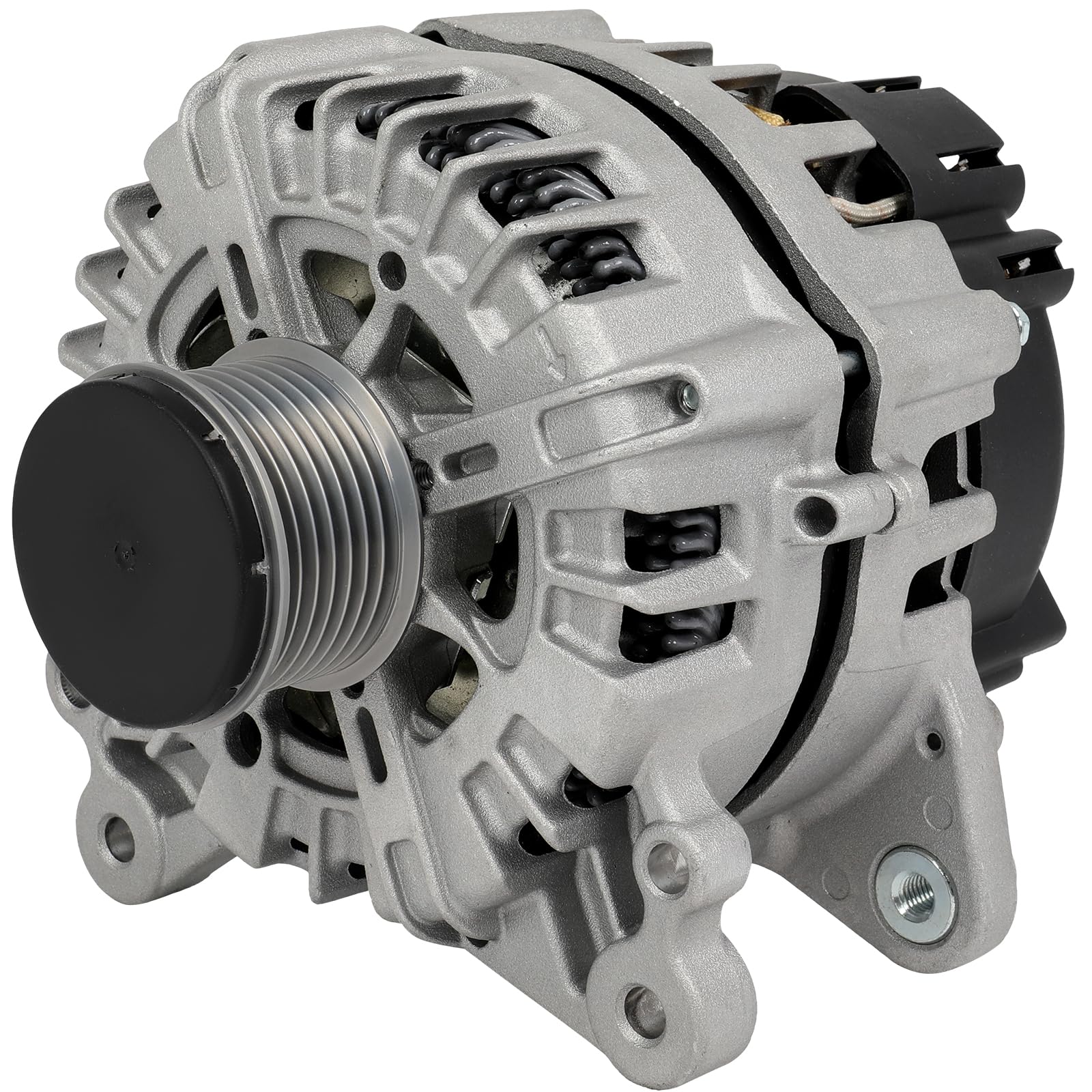 Photo 1 of SCITOO Alternator Compatible for Audi for Q7 3.6L 2009-2010,for Audi for Q7 4.2L 2009 High Output Alternator 180Amp CW 7-Groove Clutch Pulley, Replace 15052 11003 439639 021903016L FG18S036