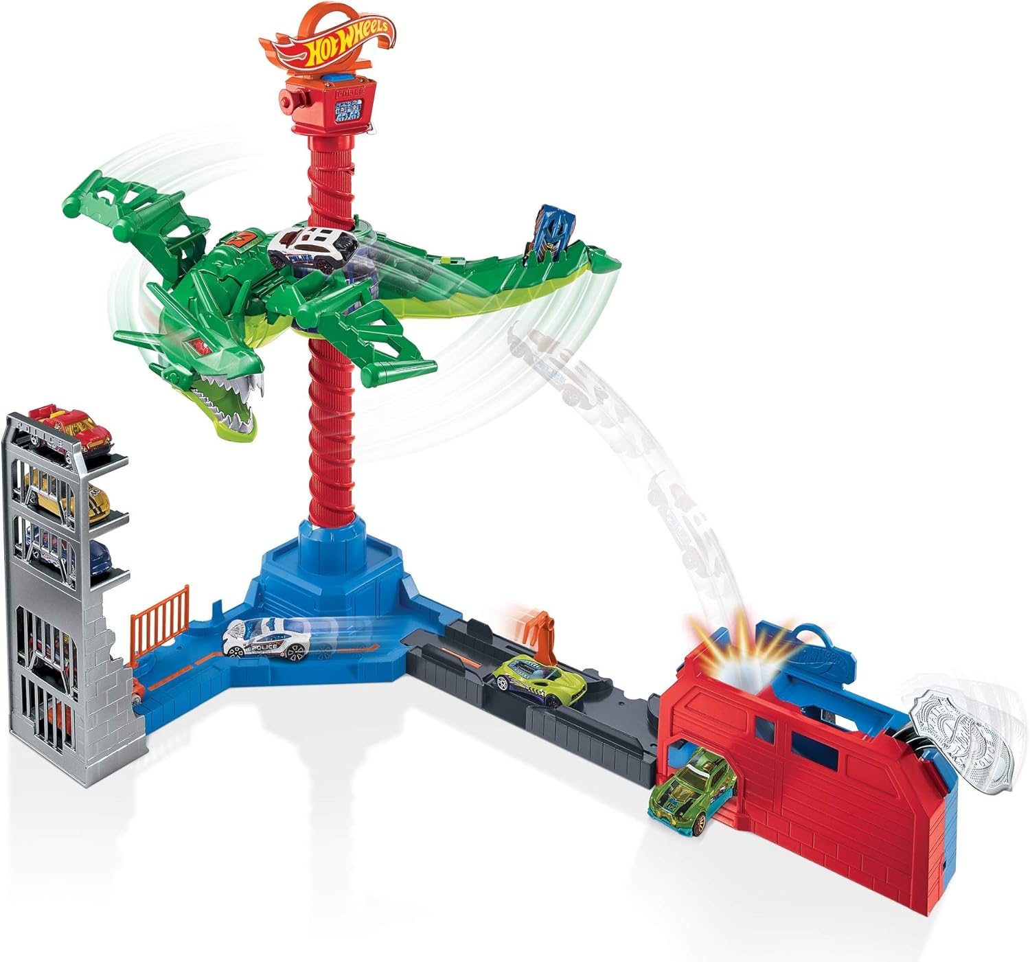 Hot Wheels Dragón Robótico, pista de coches de juguete (Mattel GJL13): Amazon.es: Juguetes y juegos