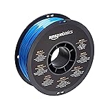 Amazon Basics SILK PLA 3D Printer Filament, 1.75mm, Blue, 1 kg Spool (2.2 lbs)