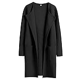 ANRABESS Womens Cardigan Sweater Open Front Knit Long Coatigan Dressy Casual Jacket Coat 2025 Fall Outfits Classy Clothes