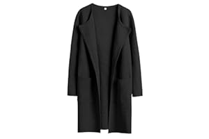 ANRABESS Womens Cardigan Sweater Open Front Knit Long Coatigan Dressy Casual Jacket Coat 2025 Fall Outfits Classy Clothes