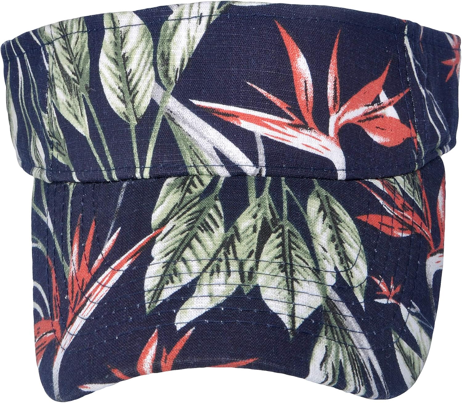 ZLYC Summer Sun Visor Cap Print Sports Tennis Visors Hat for Women Girls(Black) - Image 3