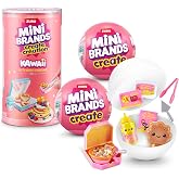 Mini Brands Mini Create Kawaii Kitchen Capsule Series 1 (2 Pack) By ZURU | Assemble &amp; customize 10 kawaii food minis, surprise unboxing, DIY collectible craft, kids, teens &amp; adults, collector gift