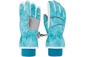 LULLABY KIDS Cotton Kid's Windproof Waterproof Snow Ski Gloves