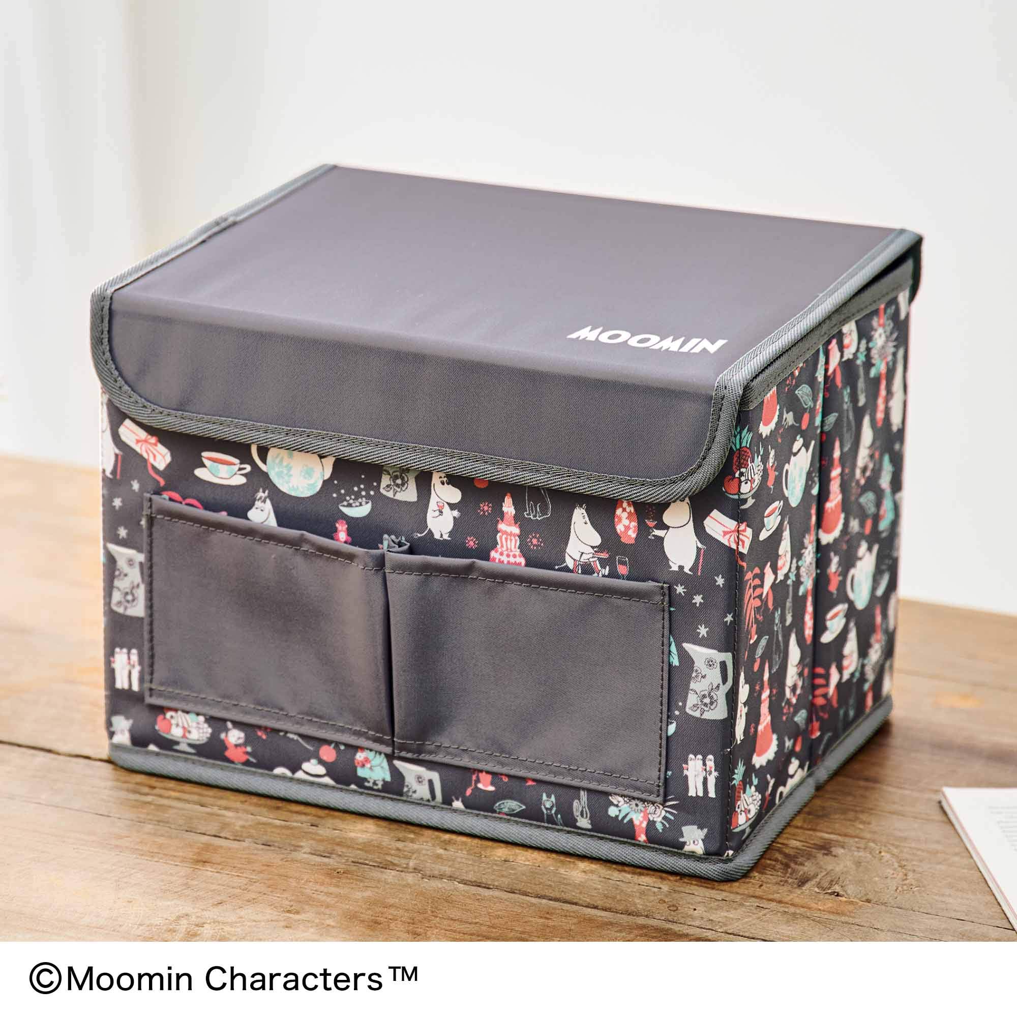 steady.(ステディ.)2021年4月号：3/5発売【雑誌付録】ムーミンの折りたためる収納ボックス