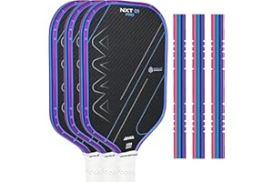 AMA SPORT Pickleball Paddle Edge Guard Tape with Stripes/Animal 3 Pack Edge Protection Tapes 20mm, 23mm, 26mm Width Paddle Ed
